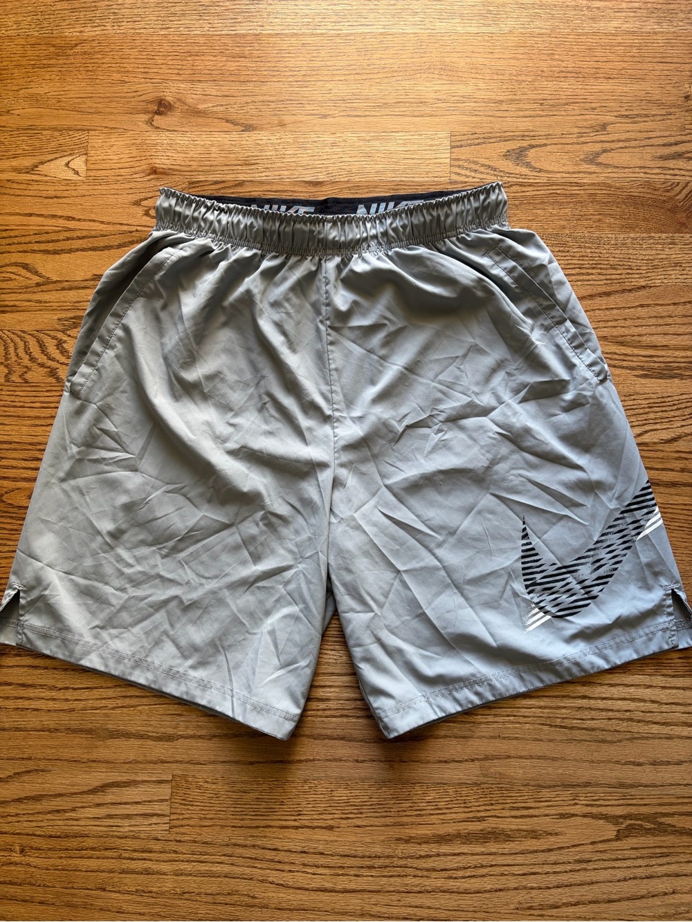 Nike Dri-Fit Graphic Swoosh Athletic Shorts- Men’s Large